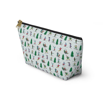 Winter Skiing Landscape Printed Pencil Case/Makeup Bag/Travel Pouch