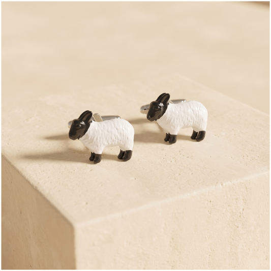 Black & White Sheep Cufflinks