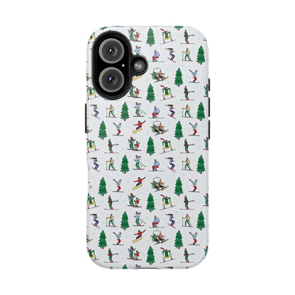 Winter Ski Landscape Print Phone Case