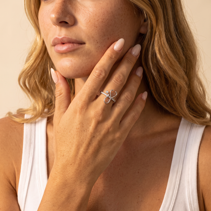 Personalized Birthstone Stethoscope Ring