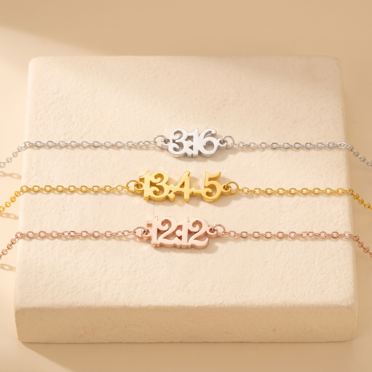 Personalized Bible Verse Number Bracelet