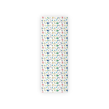 Padel Print Gift Wrapping Paper Roll