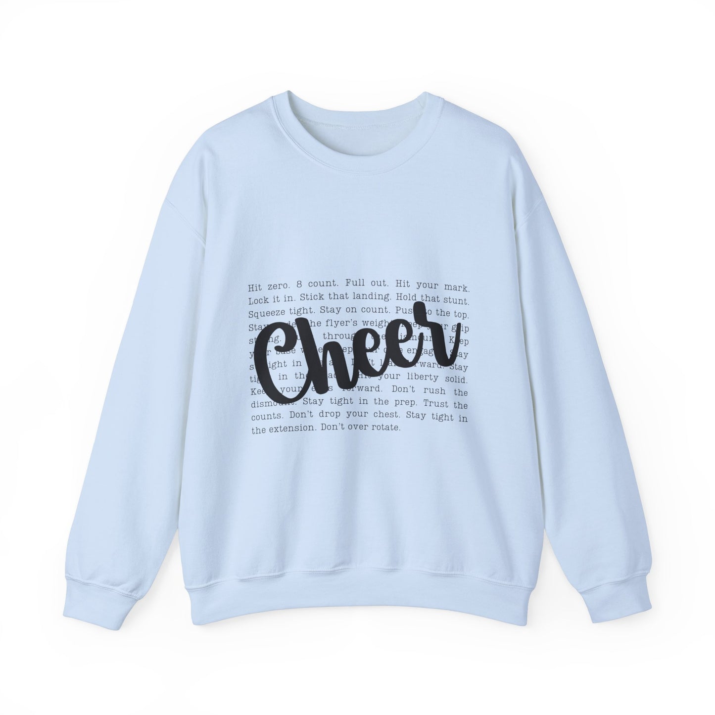 Cheer Motivation Sweatshirt and T-Shirt