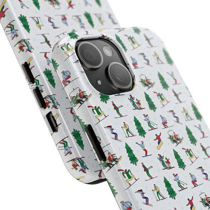 Winter Ski Landscape Print Phone Case