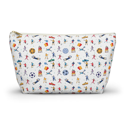 Football Soccer Print Pencil Case/MakeUp Bag