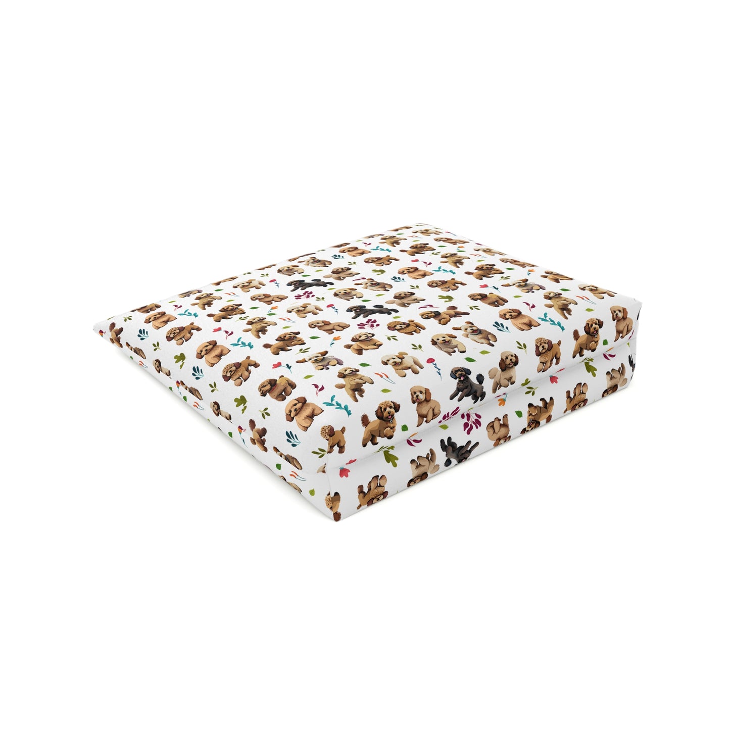 Cockapoo Print Cotton Cosmetic Bag/Makeup Travel Pouch