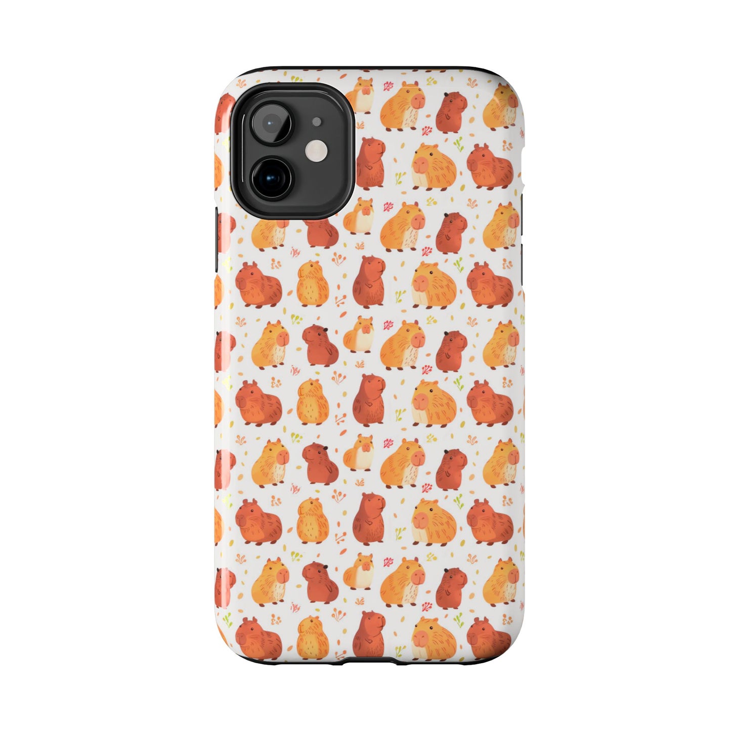 Kawaii Watercolor Capybara Phone Case