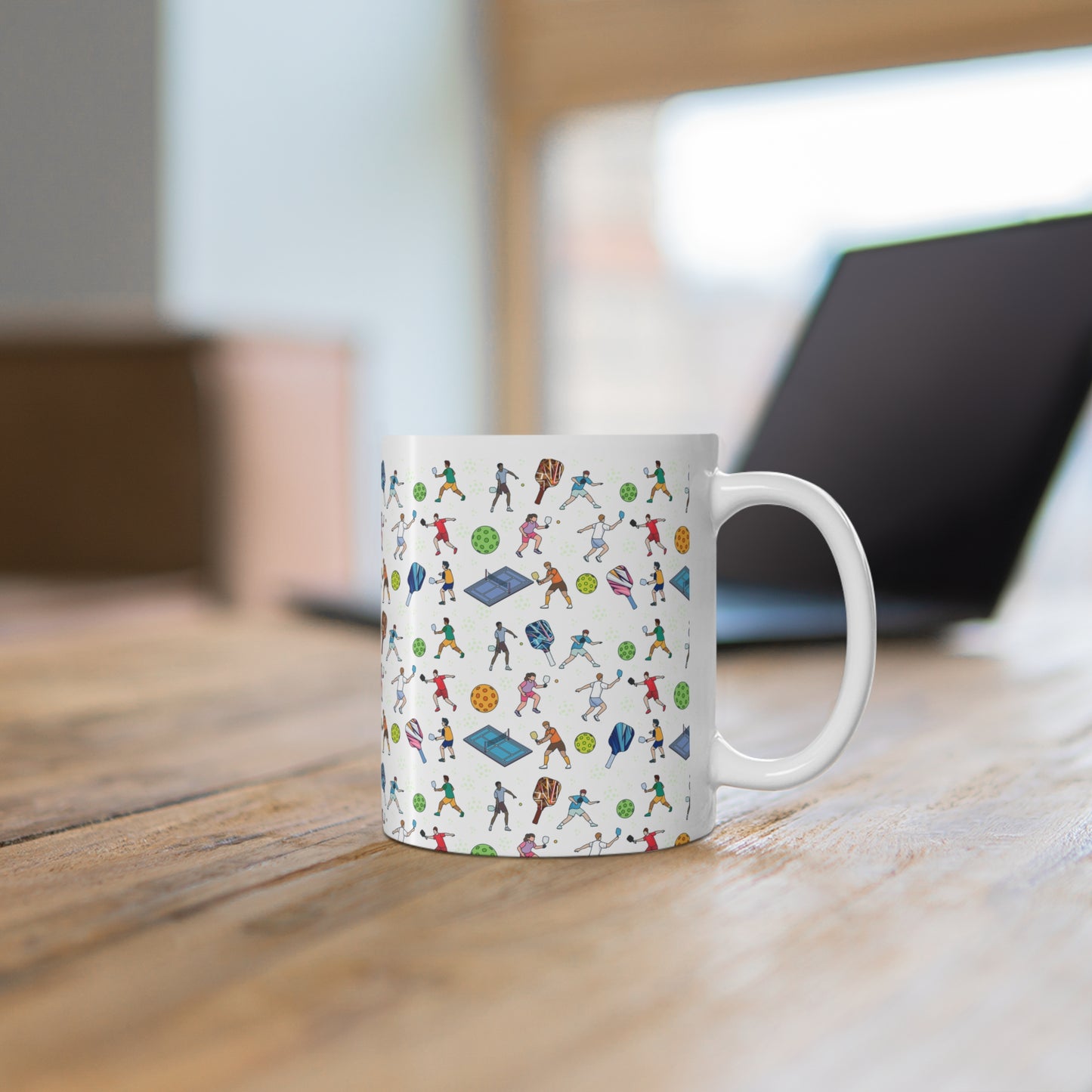 Pickleball Inspired Print 11oz Ceramic Mug