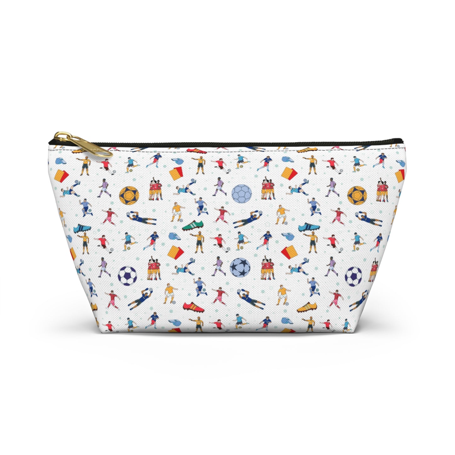 Football Soccer Print Pencil Case/MakeUp Bag