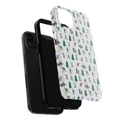 Winter Ski Landscape Print Phone Case