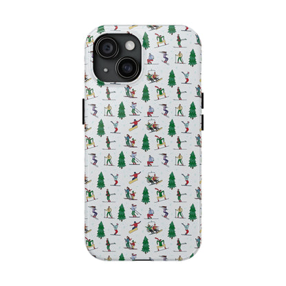 Winter Ski Landscape Print Phone Case
