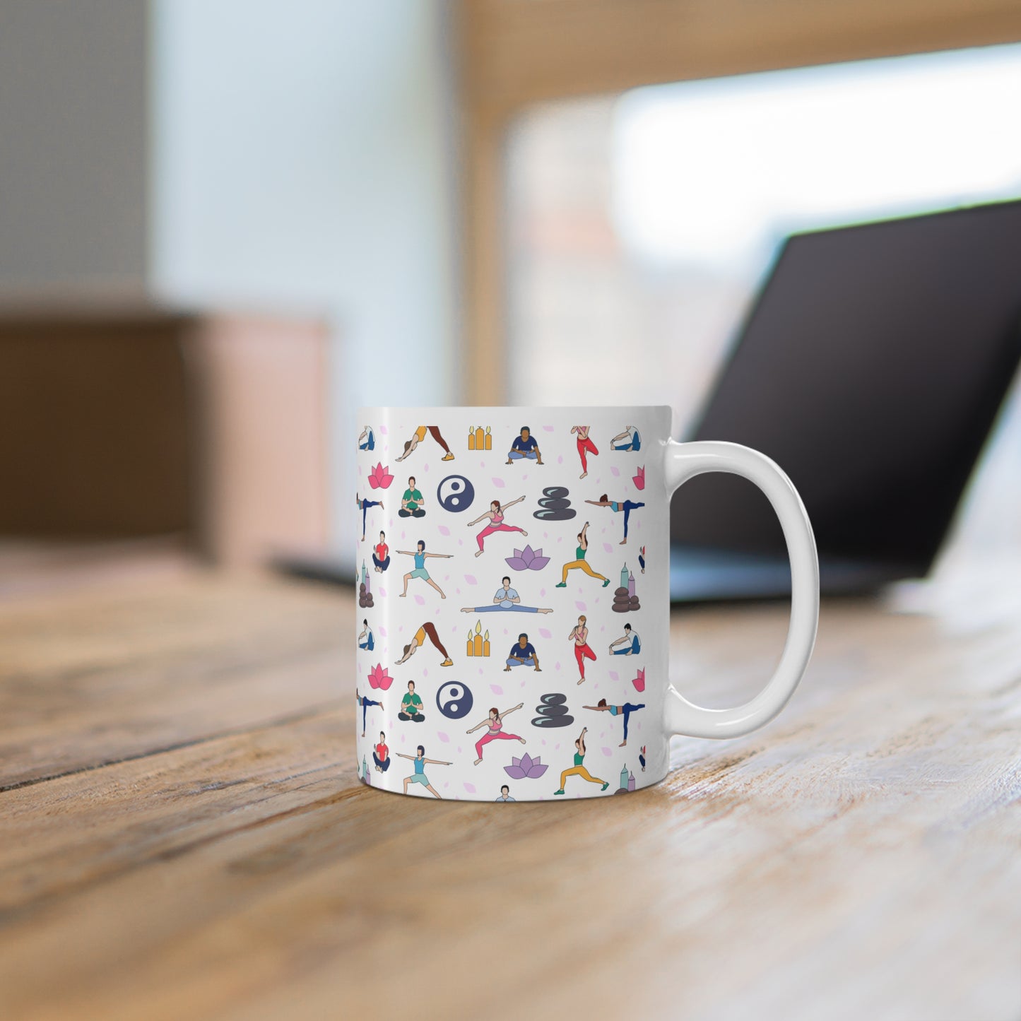 Yoga Print 11oz Ceramic Mug