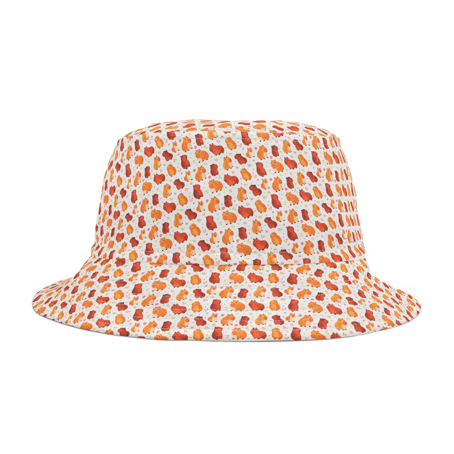 Capybaras  Kawaii Chibi Style Bucket Hat