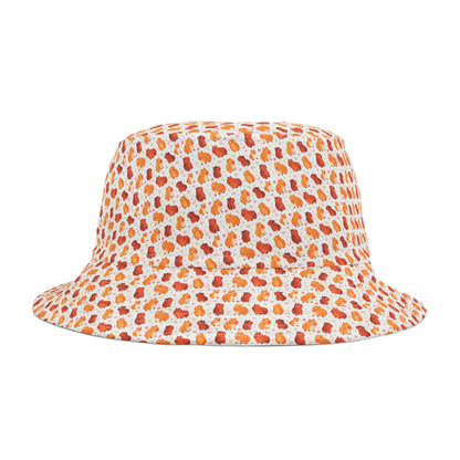 Capybaras  Kawaii Chibi Style Bucket Hat