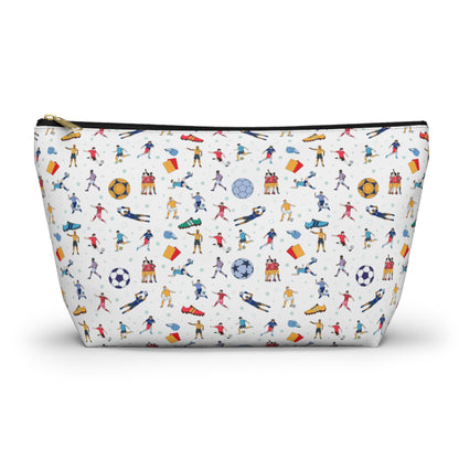 Football Soccer Print Pencil Case/MakeUp Bag