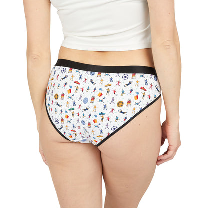 Football Soccer Print Women's Underwear Briefs