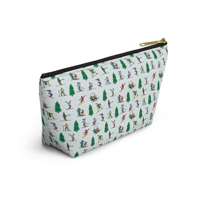 Winter Skiing Landscape Printed Pencil Case/Makeup Bag/Travel Pouch
