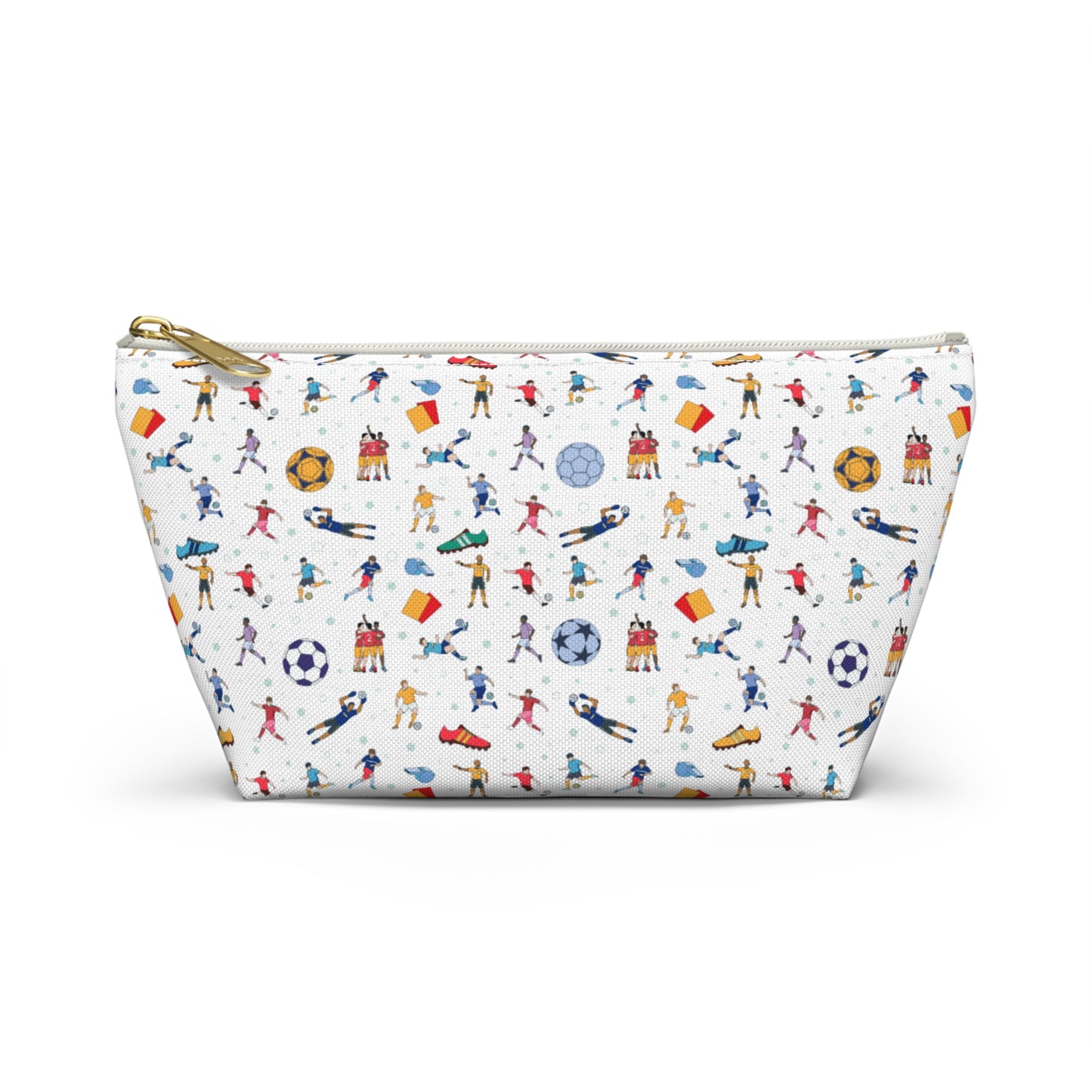 Football Soccer Print Pencil Case/MakeUp Bag