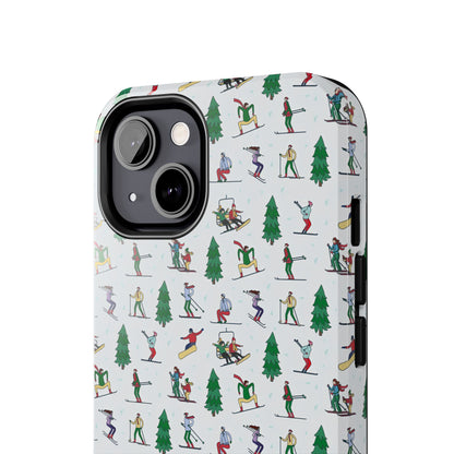 Winter Ski Landscape Print Phone Case