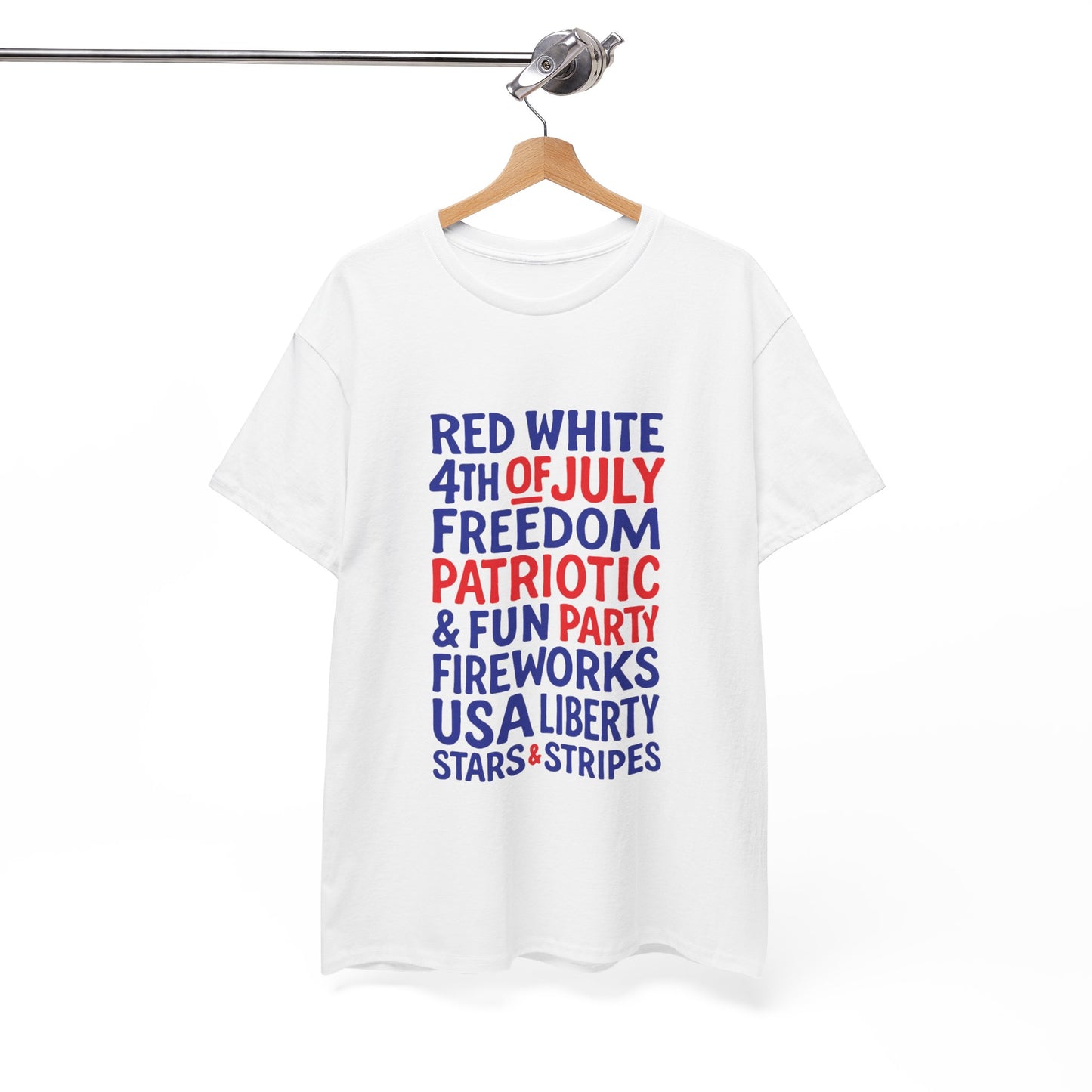 4th of July Words Graphic T-Shirt