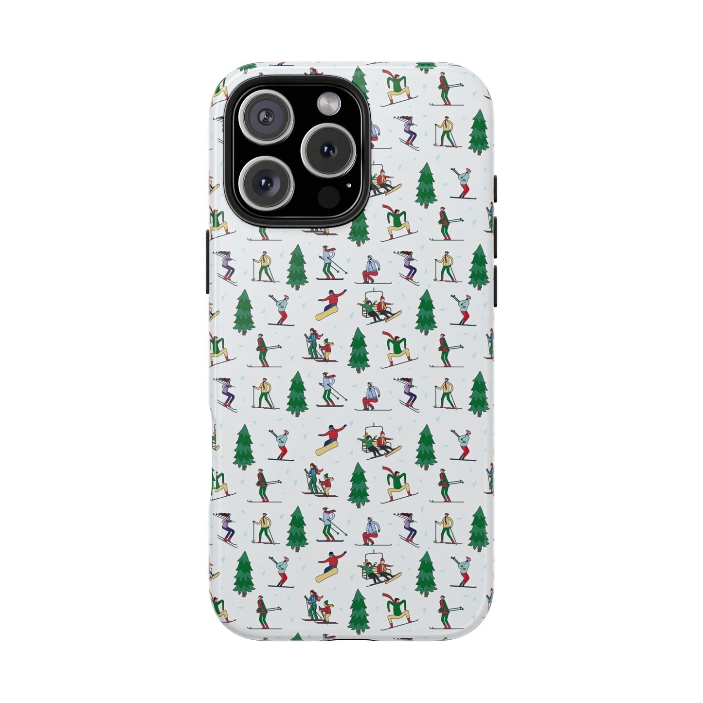 Winter Ski Landscape Print Phone Case