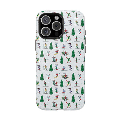 Winter Ski Landscape Print Phone Case