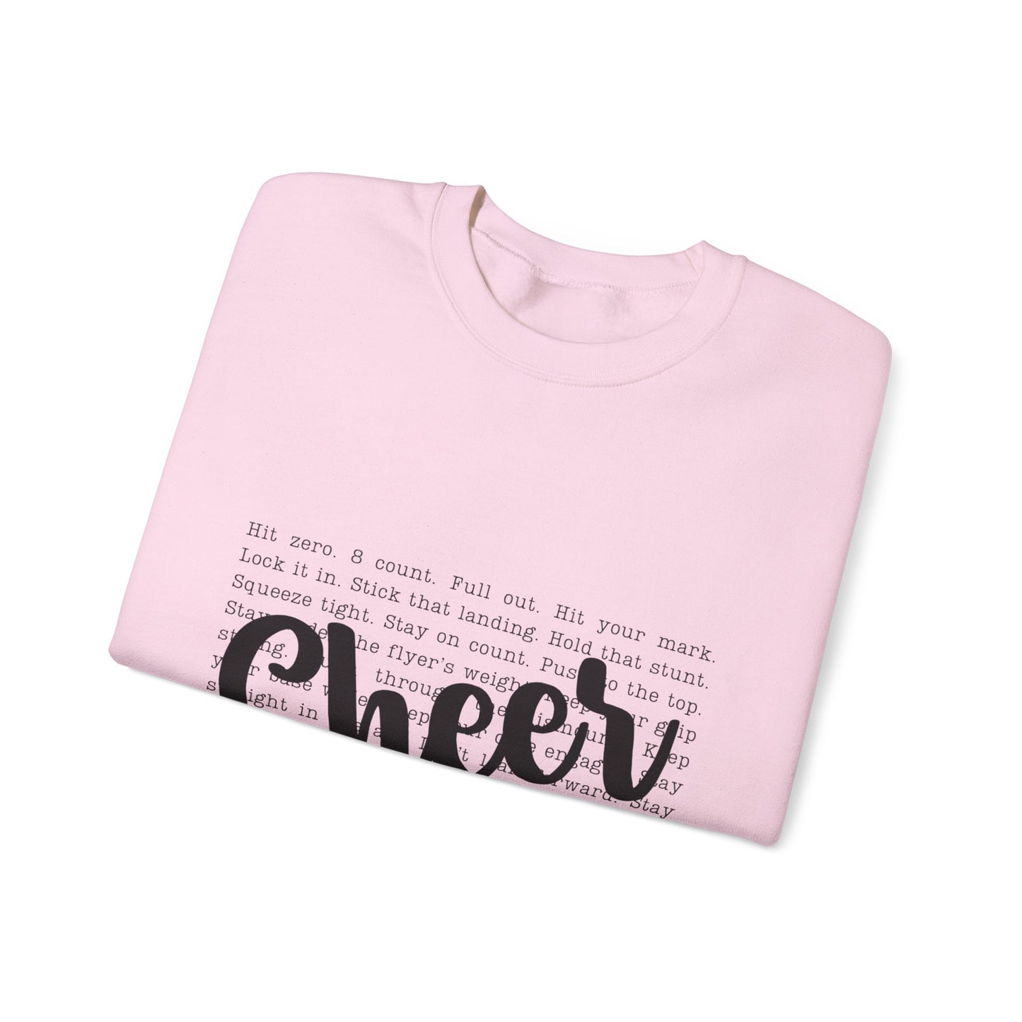 Cheer Motivation Sweatshirt and T-Shirt
