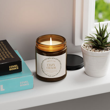 Cozy Chaos Scented Candle - 4oz and 9oz Soy Candle
