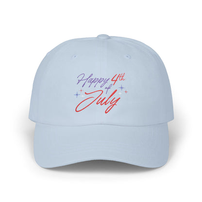 "Happy 4th of July" Classic Cotton Dad Cap
