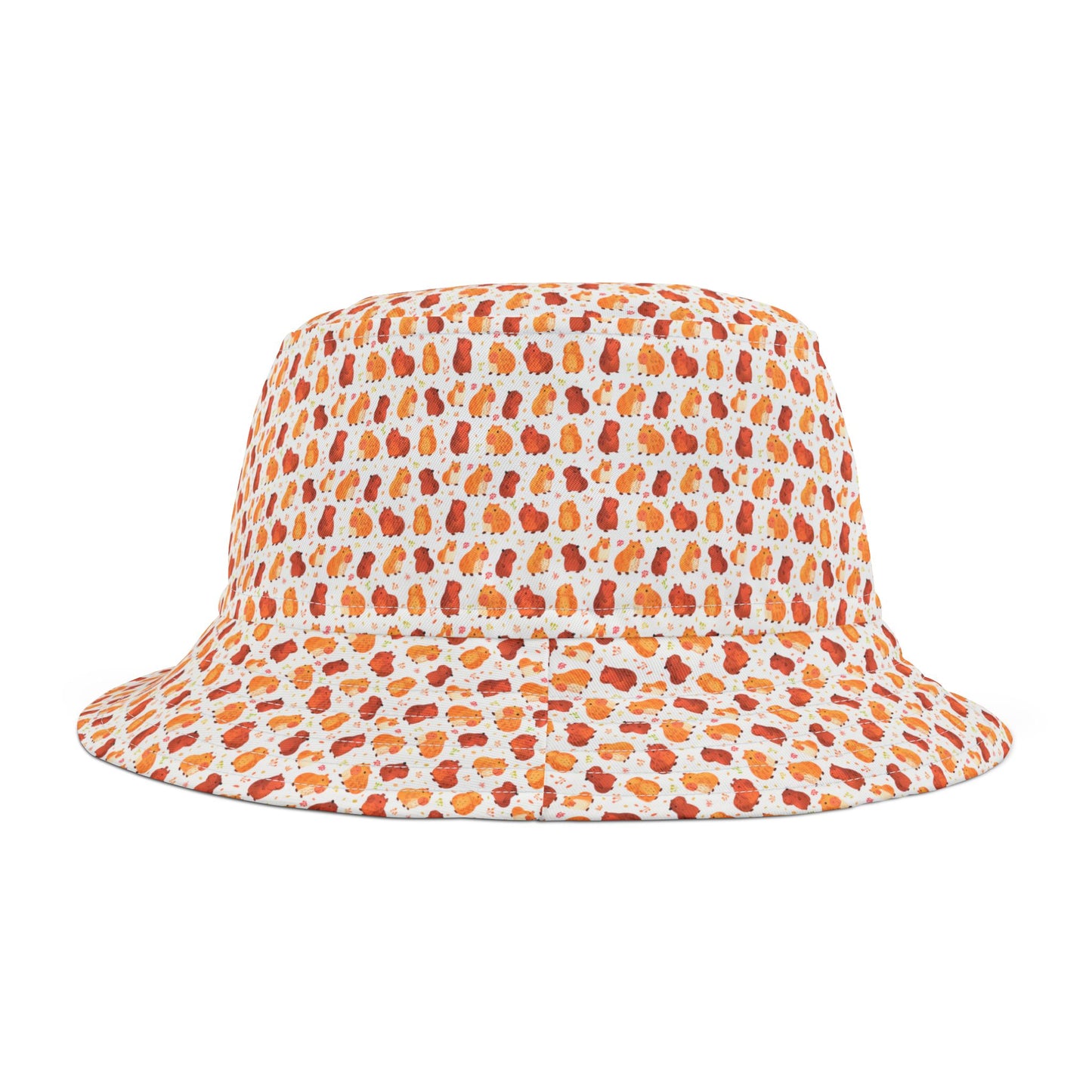 Capybaras  Kawaii Chibi Style Bucket Hat