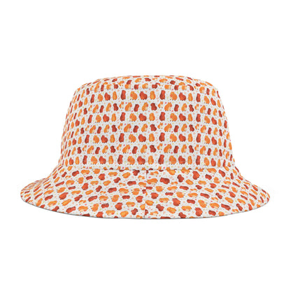Capybaras  Kawaii Chibi Style Bucket Hat