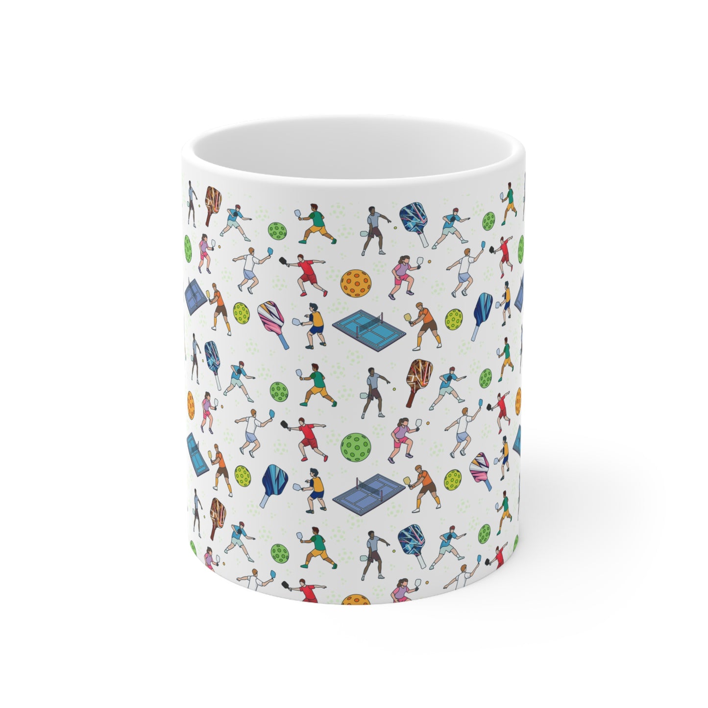 Pickleball Inspired Print 11oz Ceramic Mug