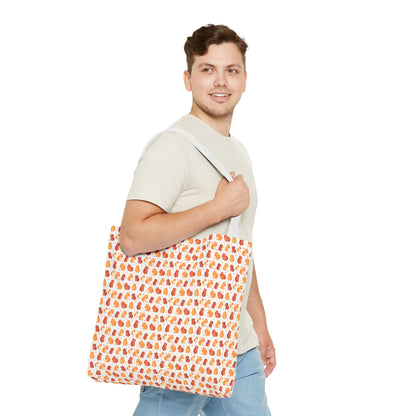Chibi Kawaii Capybara Printed Tote Bag
