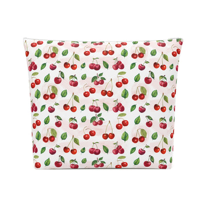 Cherry Print Cotton Cosmetic Bag/Makeup Travel Pouch