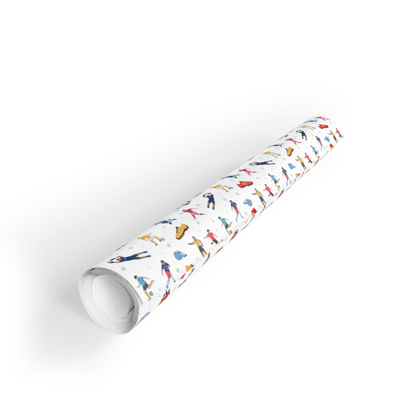 Football Soccer Print Gift Wrapping Paper Roll