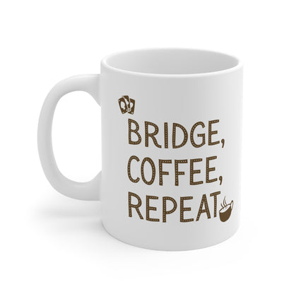 Coffee Bridge Repeat 11oz Ceramic Mug