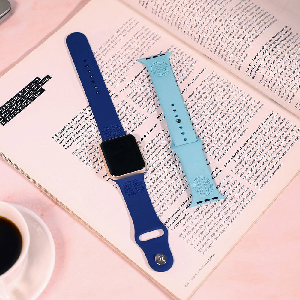 Personalized silicone watch band photo 3