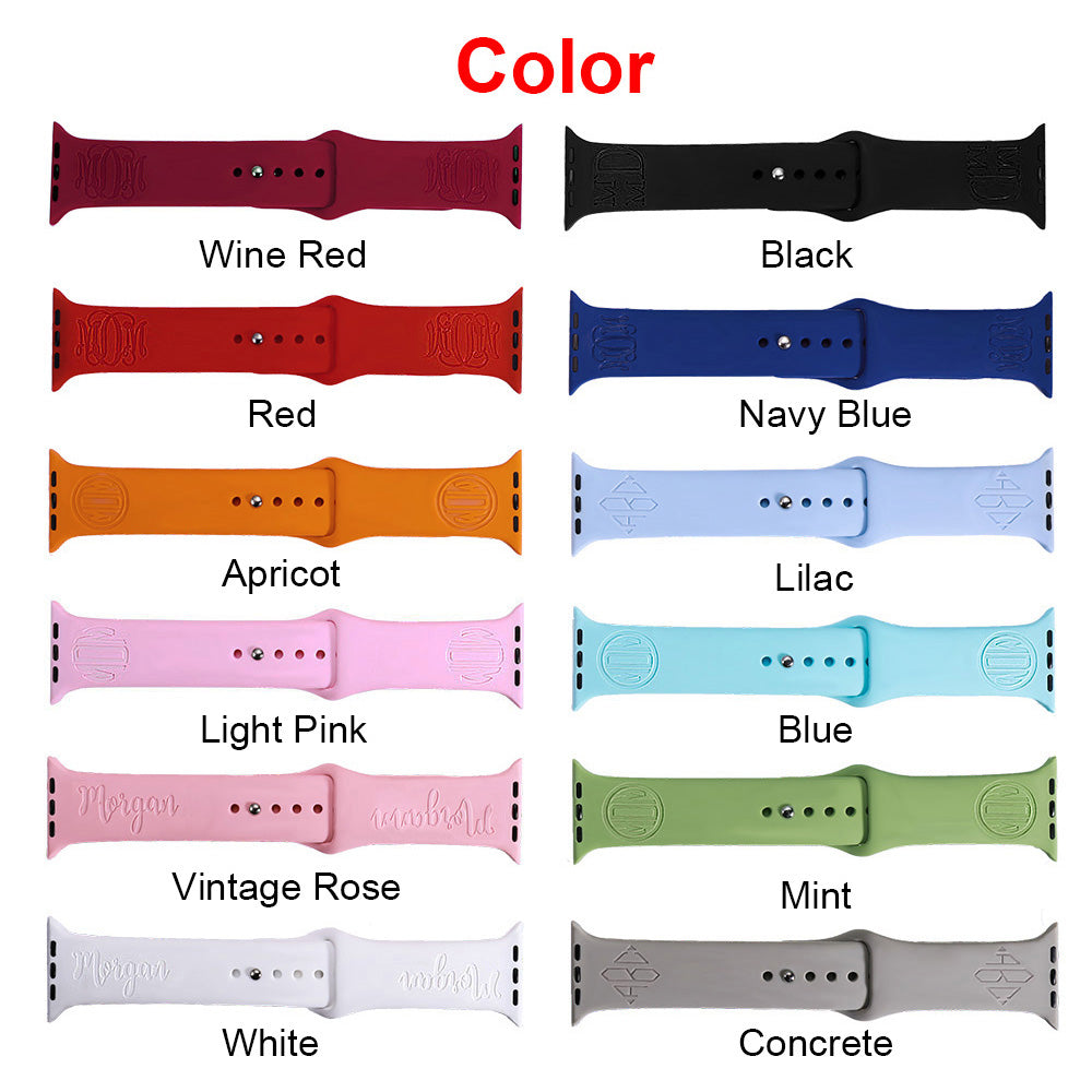 Watch band color chart