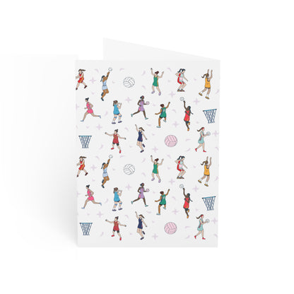 Netball Themed Greeting Cards (1, 10, 30, and 50pcs)