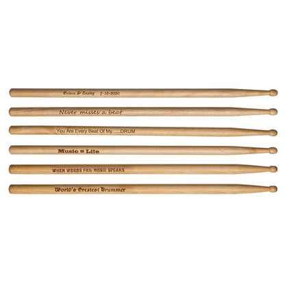 Custom Maple Drumsticks