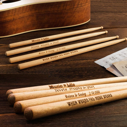Custom Maple Drumsticks