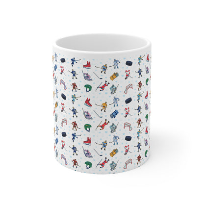 Ice Hockey Print 11oz Ceramic Mug