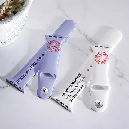 Customized Medical Alert Smart Watch Band