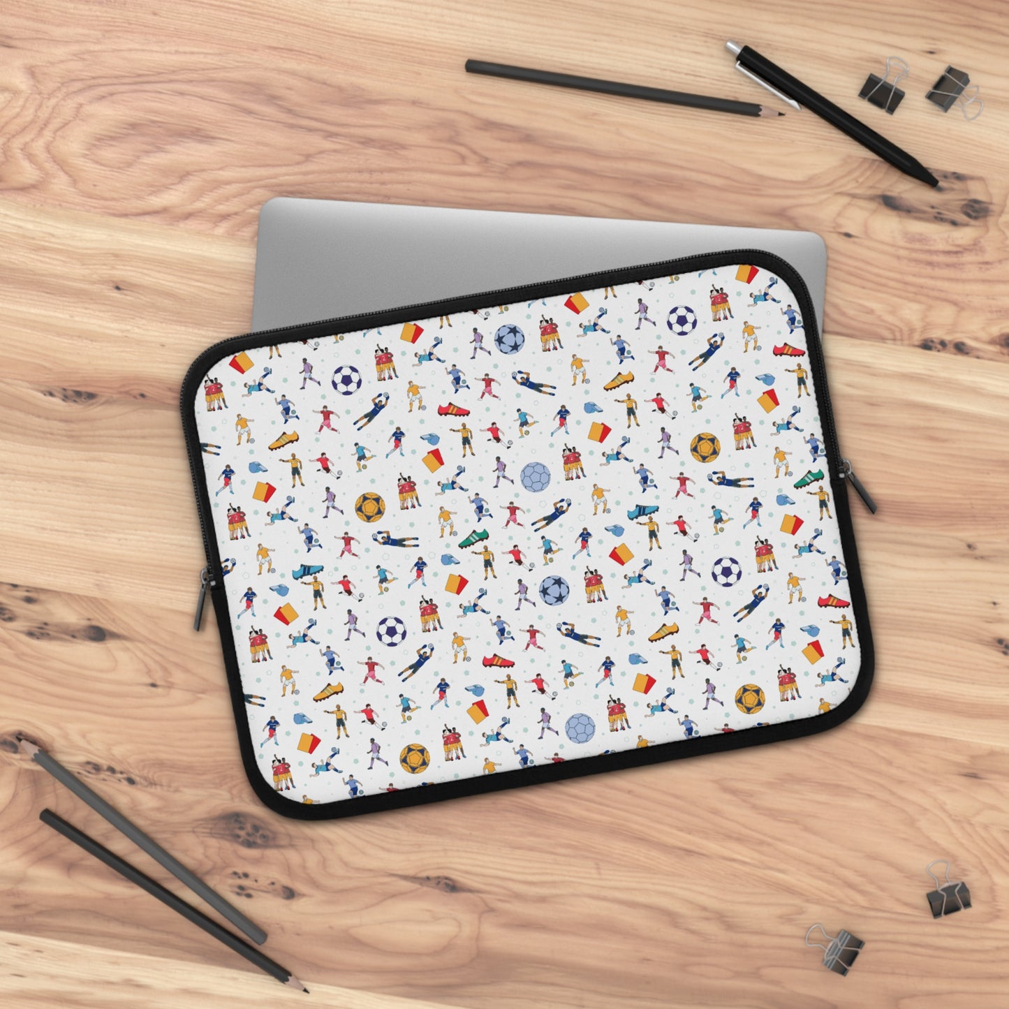 Football Soccer Print Laptop Sleeve Cover