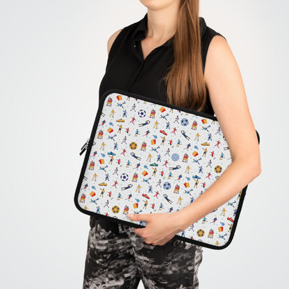 Football Soccer Print Laptop Sleeve Cover