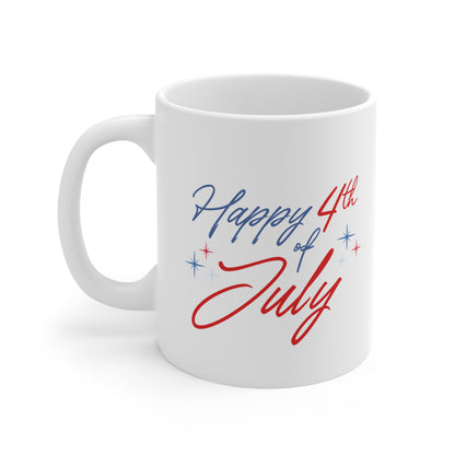 Happy 4th of July 11oz Ceramic Mug