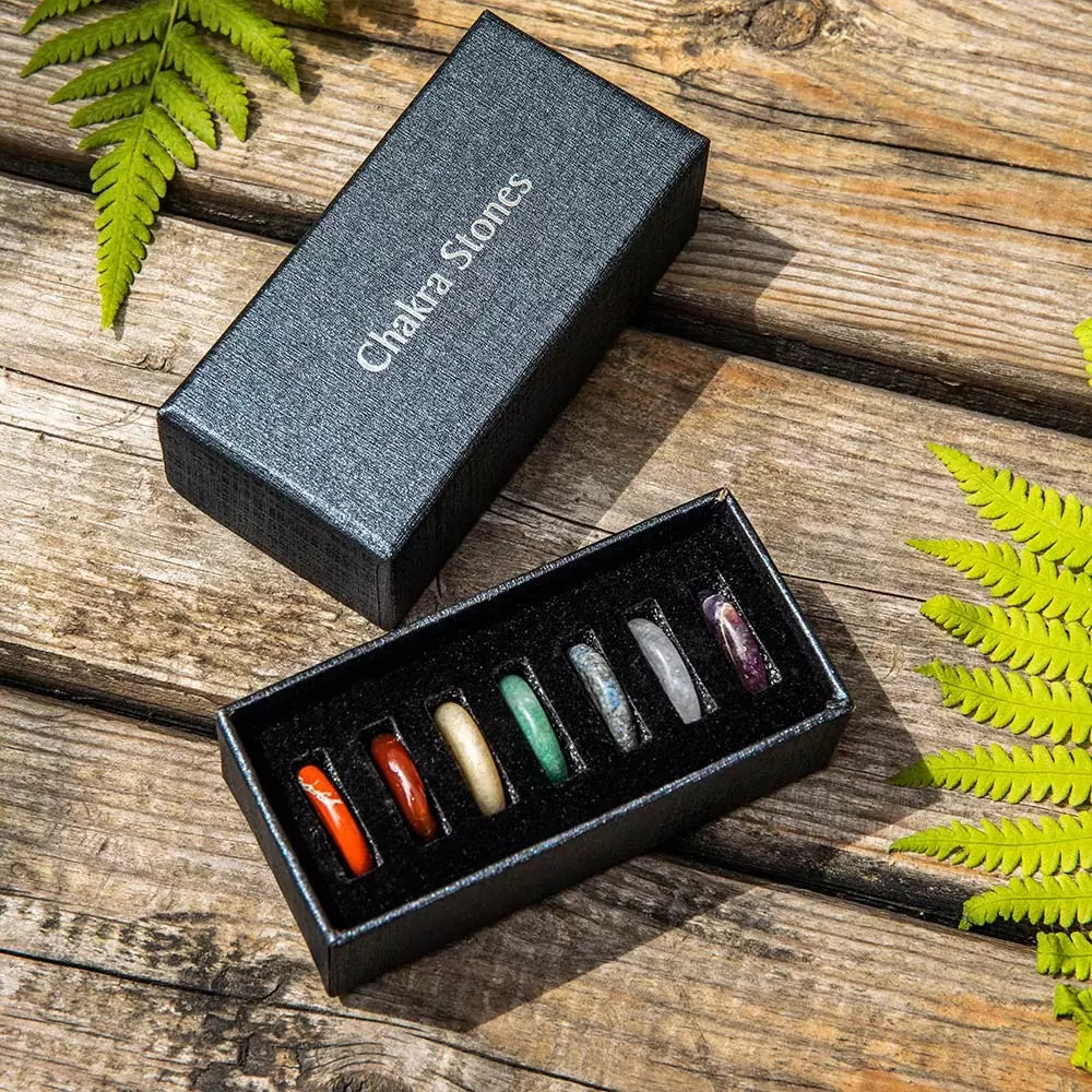 Crystal Healing Yoga Set with 7 Gems