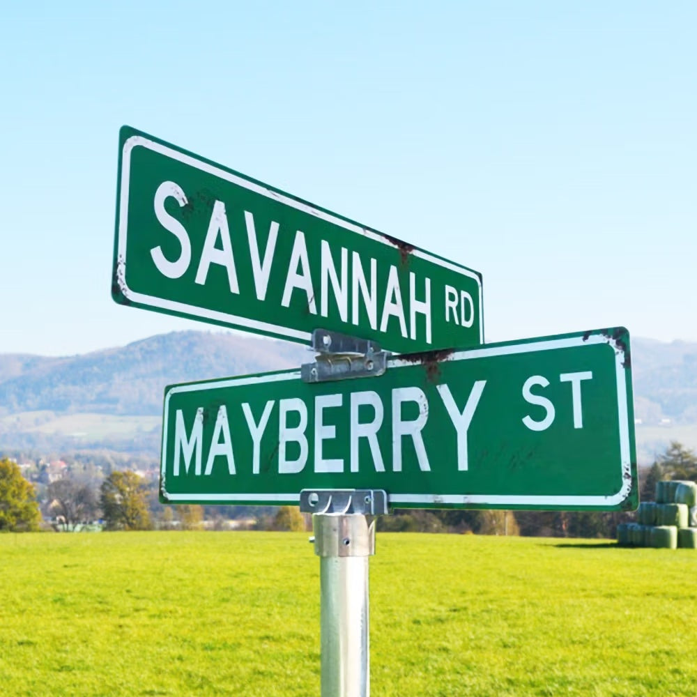 Personalized Rustic Street Sign