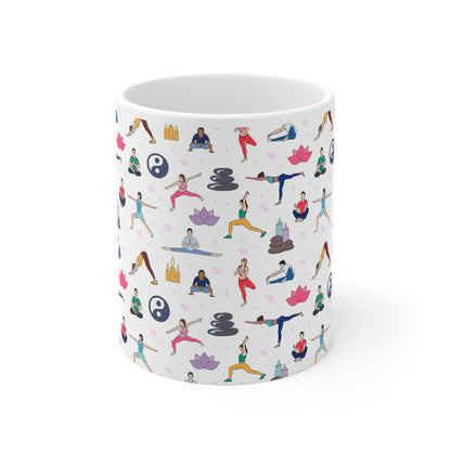 Yoga Print 11oz Ceramic Mug