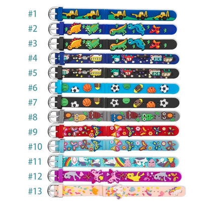 Cartoon Medical Alert ID Bracelet for Kids